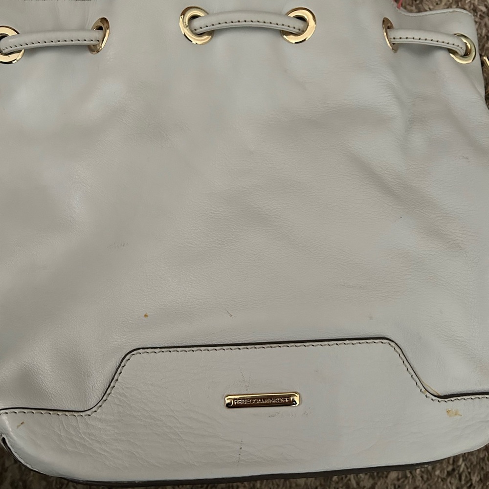 Rebecca Minkoff Blue Slouchy Shoulder Bag with Drawstring Closure